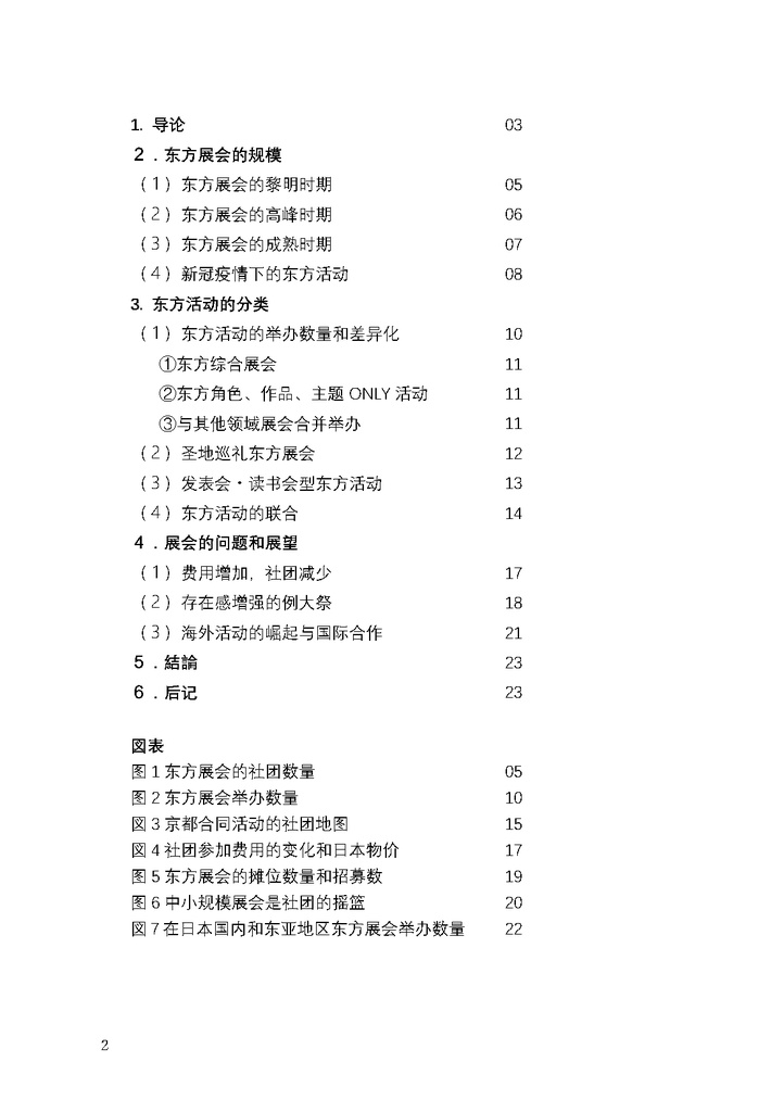 日本東方展会之数据分析2004-2022