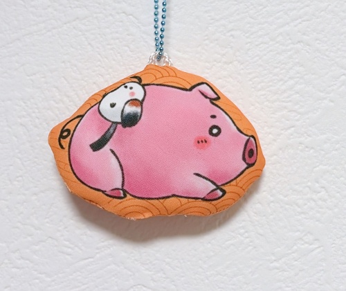 ピグレット　クッションキーホルダー