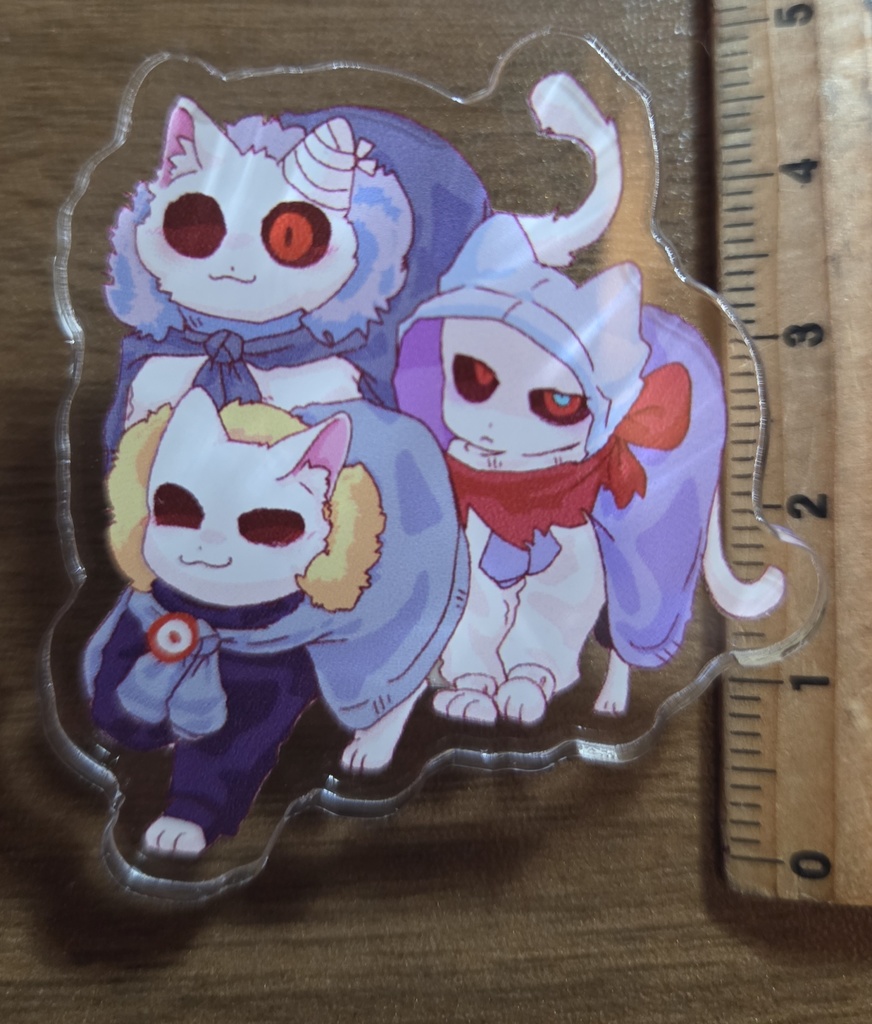 ぶんにゃんピンバッジ