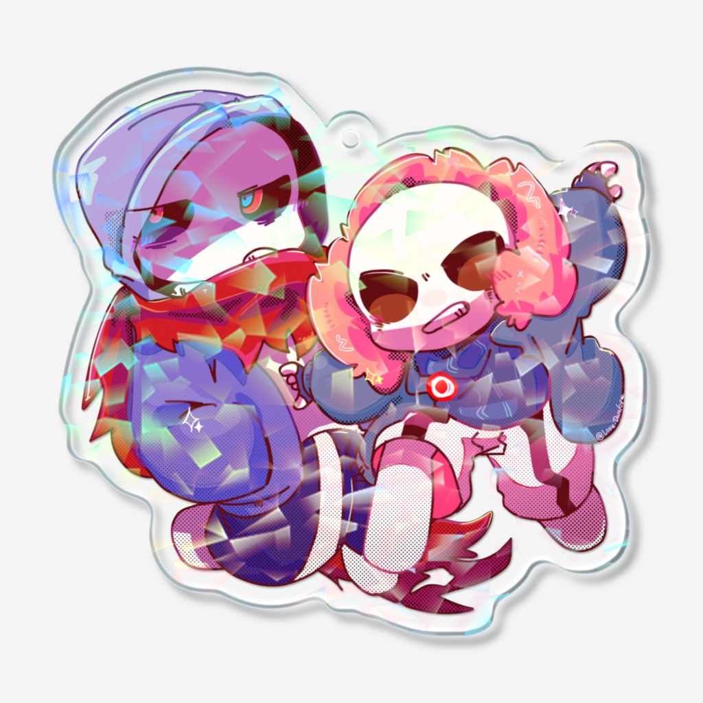 🧣🔪ホログラムキーホルダー