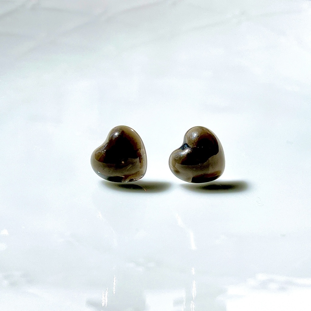 【ピュア】 クリアカラー 5種 ハート レディース ピアス ネックレス セット