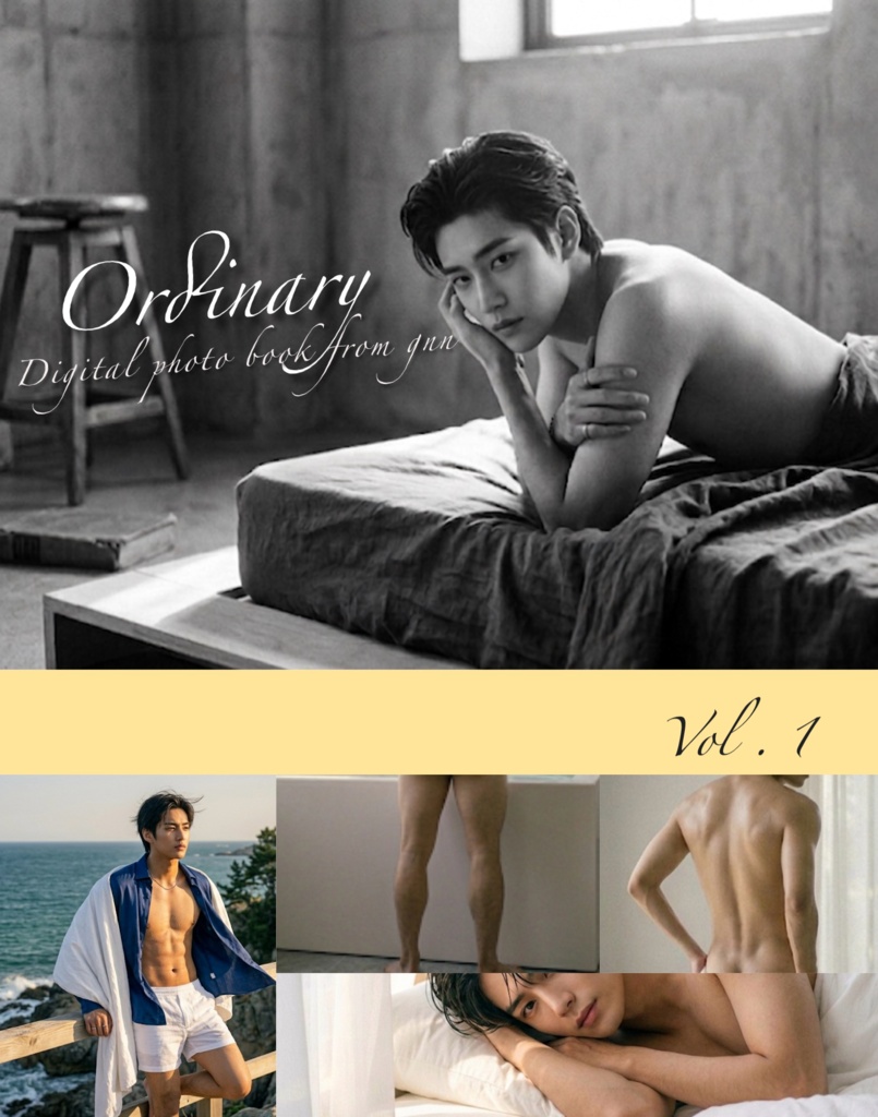 【AI写真集】Ordinary -vol.1-  digital photo book from gnn