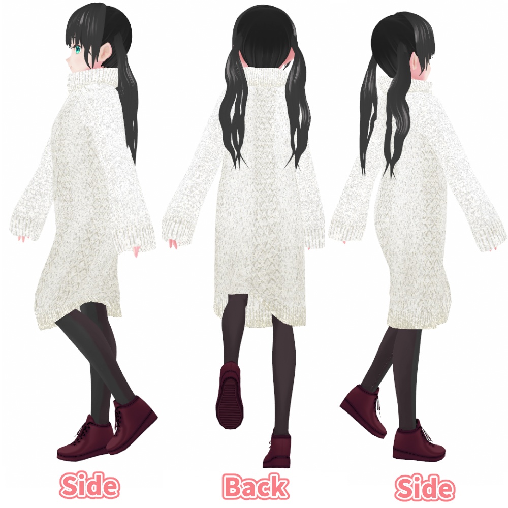【基本無料】ニットワンピ【VRoid】