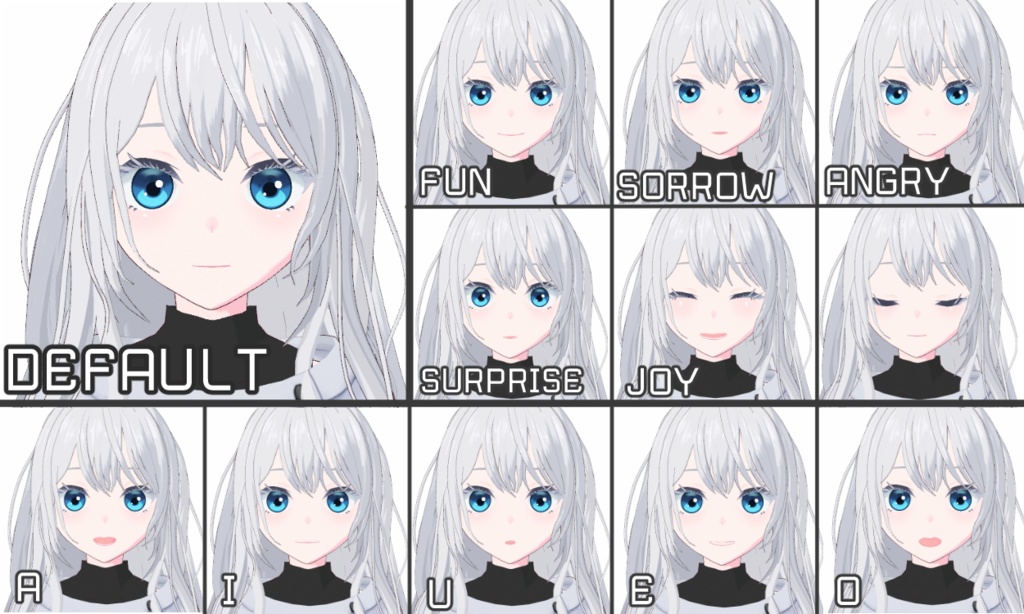 VRMモデル|SpringSnow|無料版