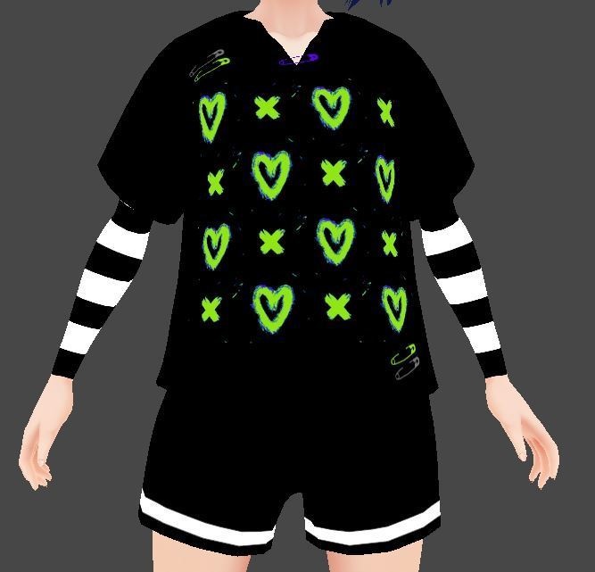 Punk Shirt and Shorts