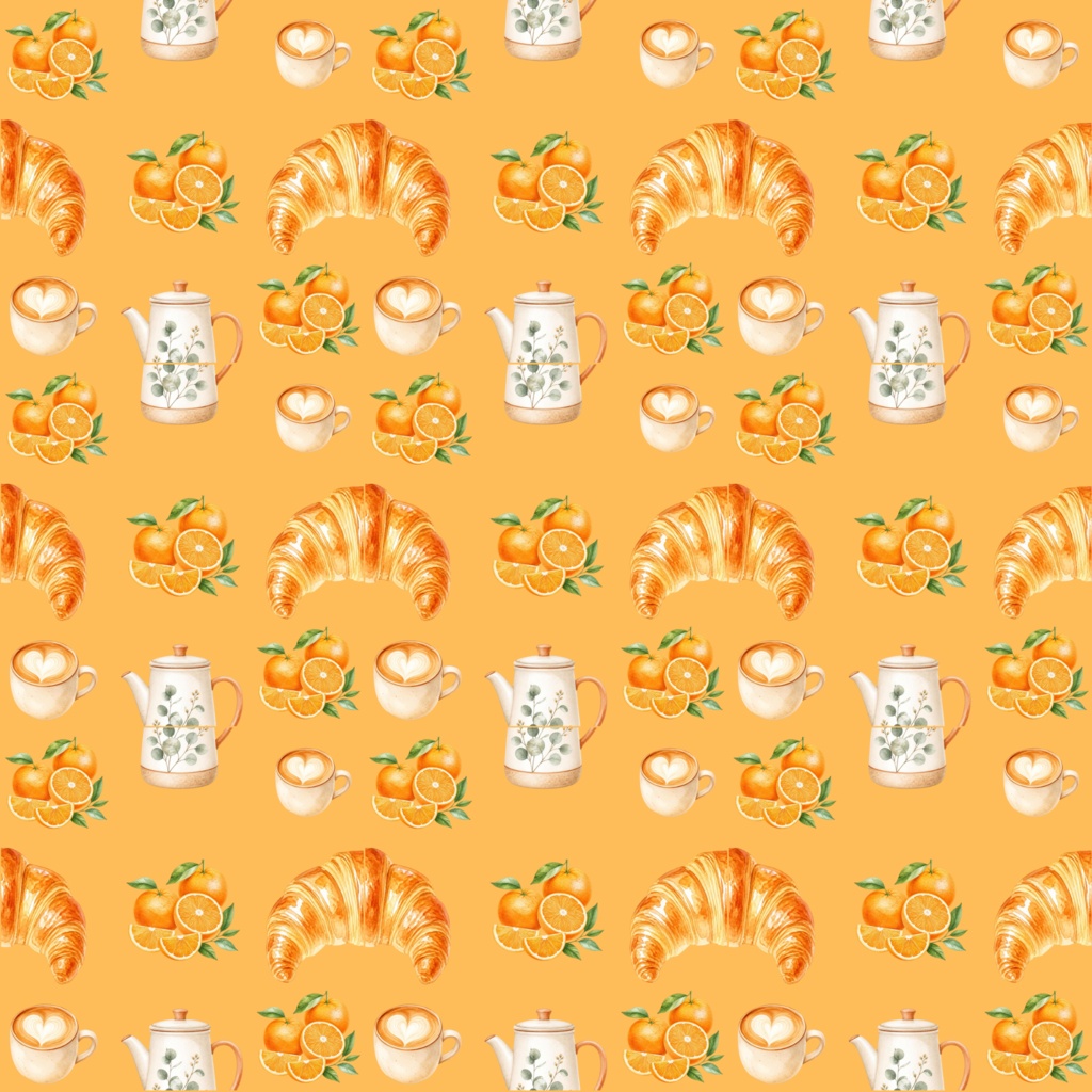 カフェ風デザインペーパー①