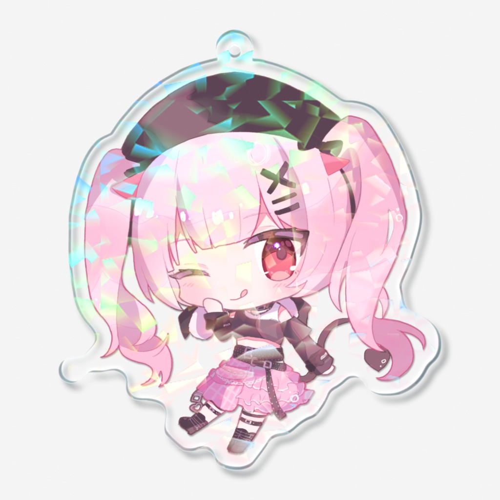 らこちといっしょ♡　ぴかっと悪リルキーホルダー