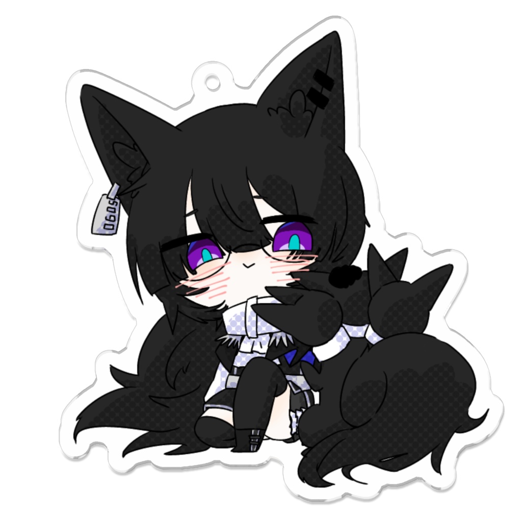 番犬なおたくのキーホルダー