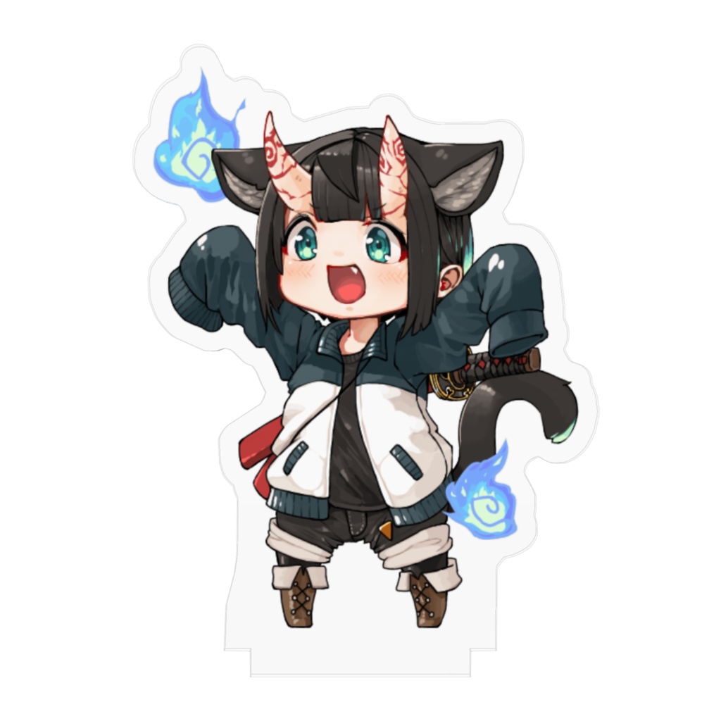 ゆにまる.猫鬼verアクリルスタンド