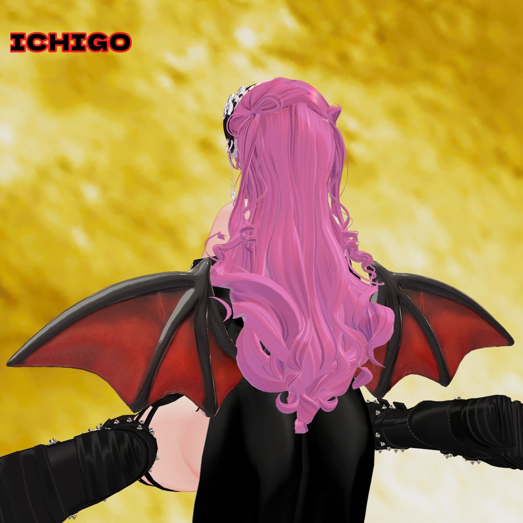 【MA対応14アバター】ぽんっとデビルウィング【感謝企画】