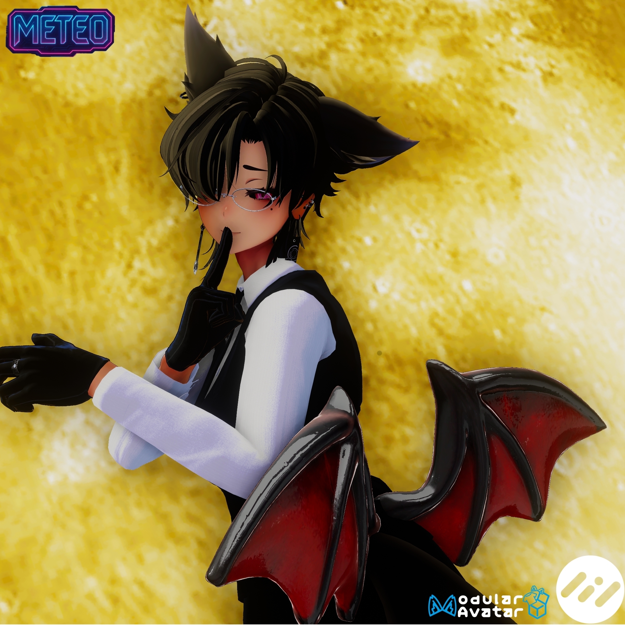 【MA対応14アバター】ぽんっとデビルウィング【感謝企画】