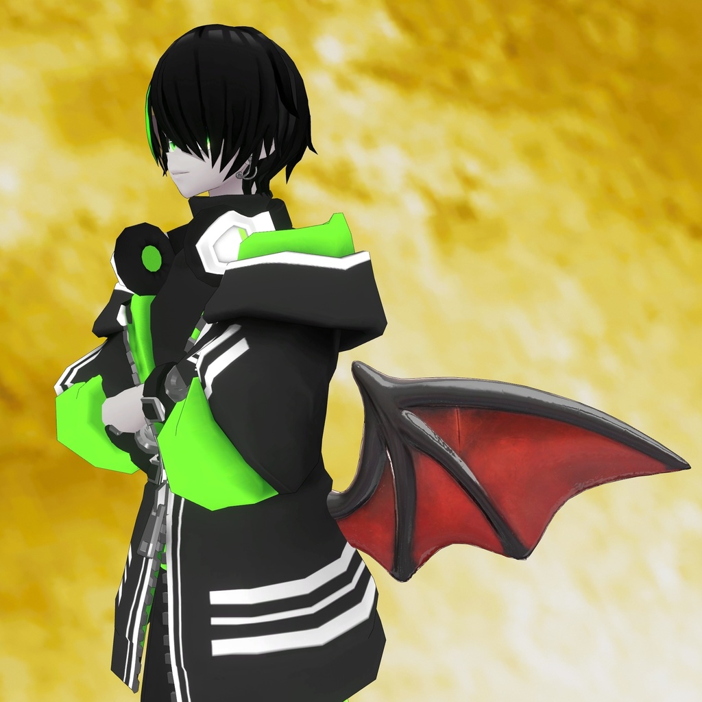 【MA対応14アバター】ぽんっとデビルウィング【感謝企画】