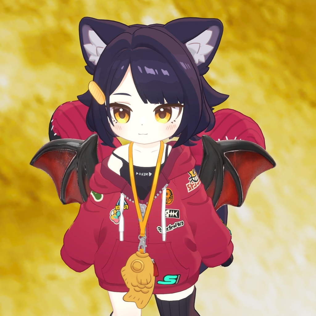 【MA対応14アバター】ぽんっとデビルウィング【感謝企画】