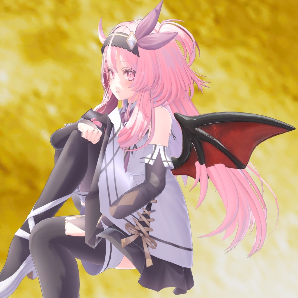 【MA対応14アバター】ぽんっとデビルウィング【感謝企画】