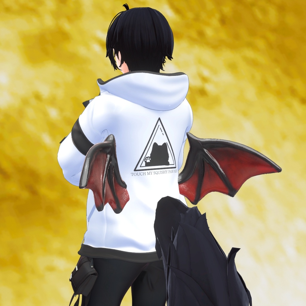 【MA対応14アバター】ぽんっとデビルウィング【感謝企画】