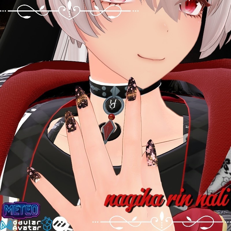 【リリースセール】凪羽凛専用和とゴスネイル【MA対応】