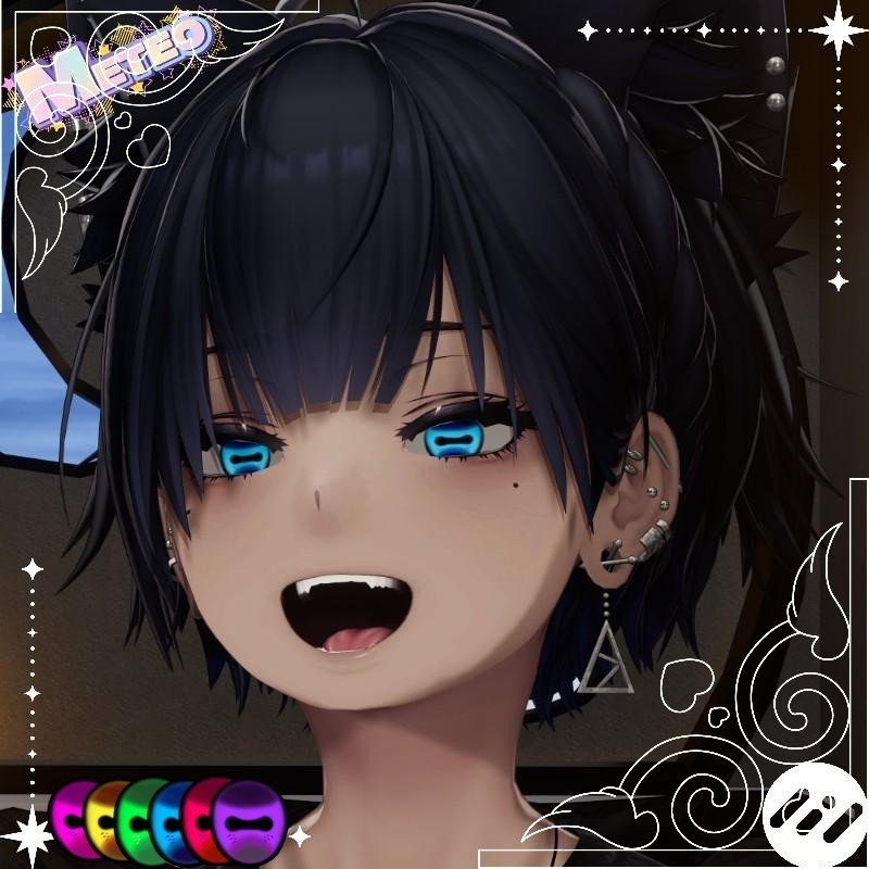 【リリースセール】人外eye texture【6色セット / 複数アバター対応】