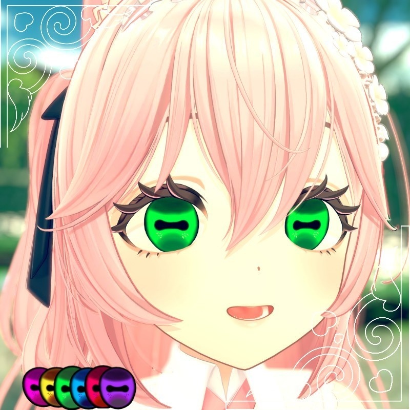 【リリースセール】人外eye texture【6色セット / 複数アバター対応】