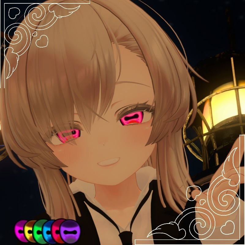 【リリースセール】人外eye texture【6色セット / 複数アバター対応】