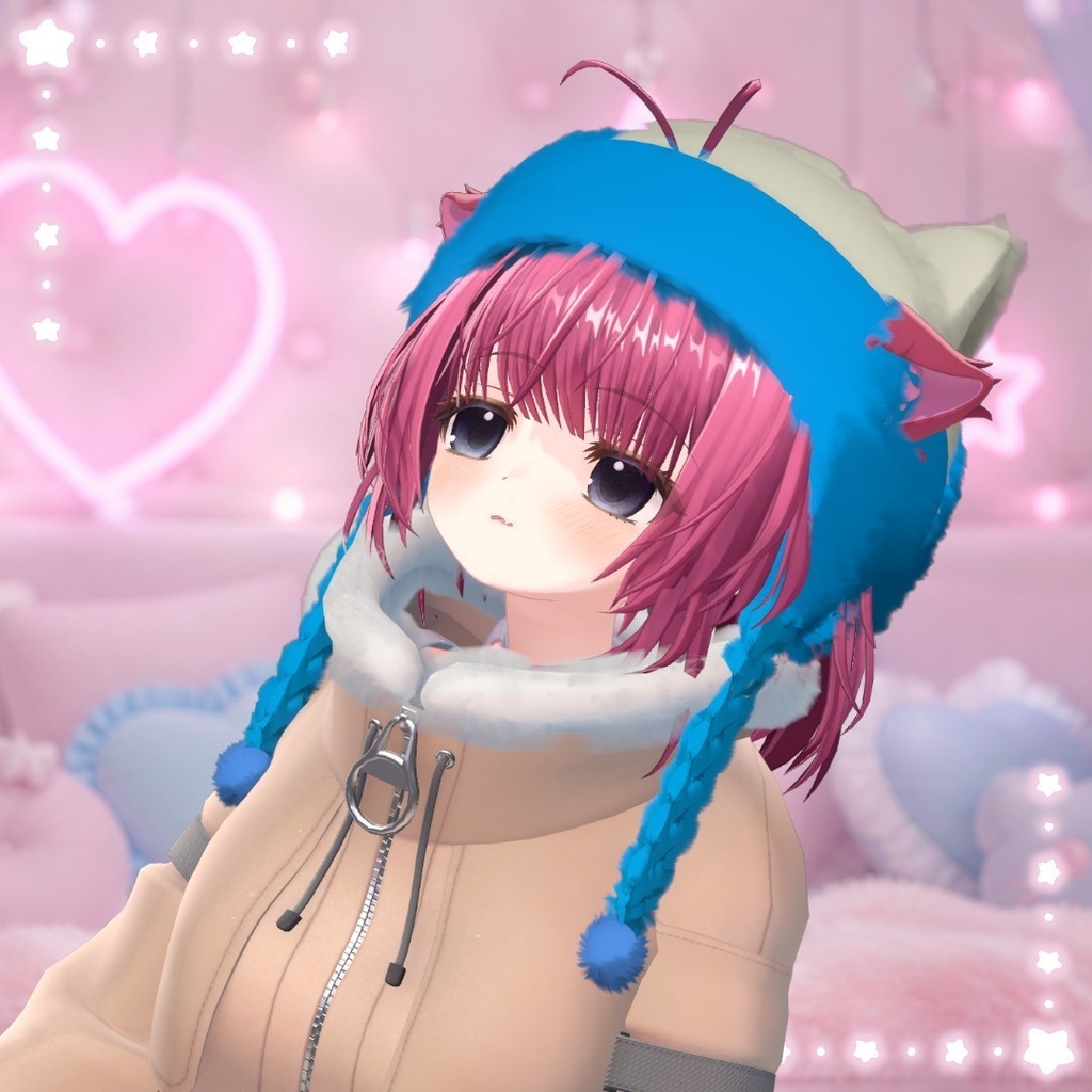 【ウトナ対応】ふわふわネコミミ帽子【リリースセール】