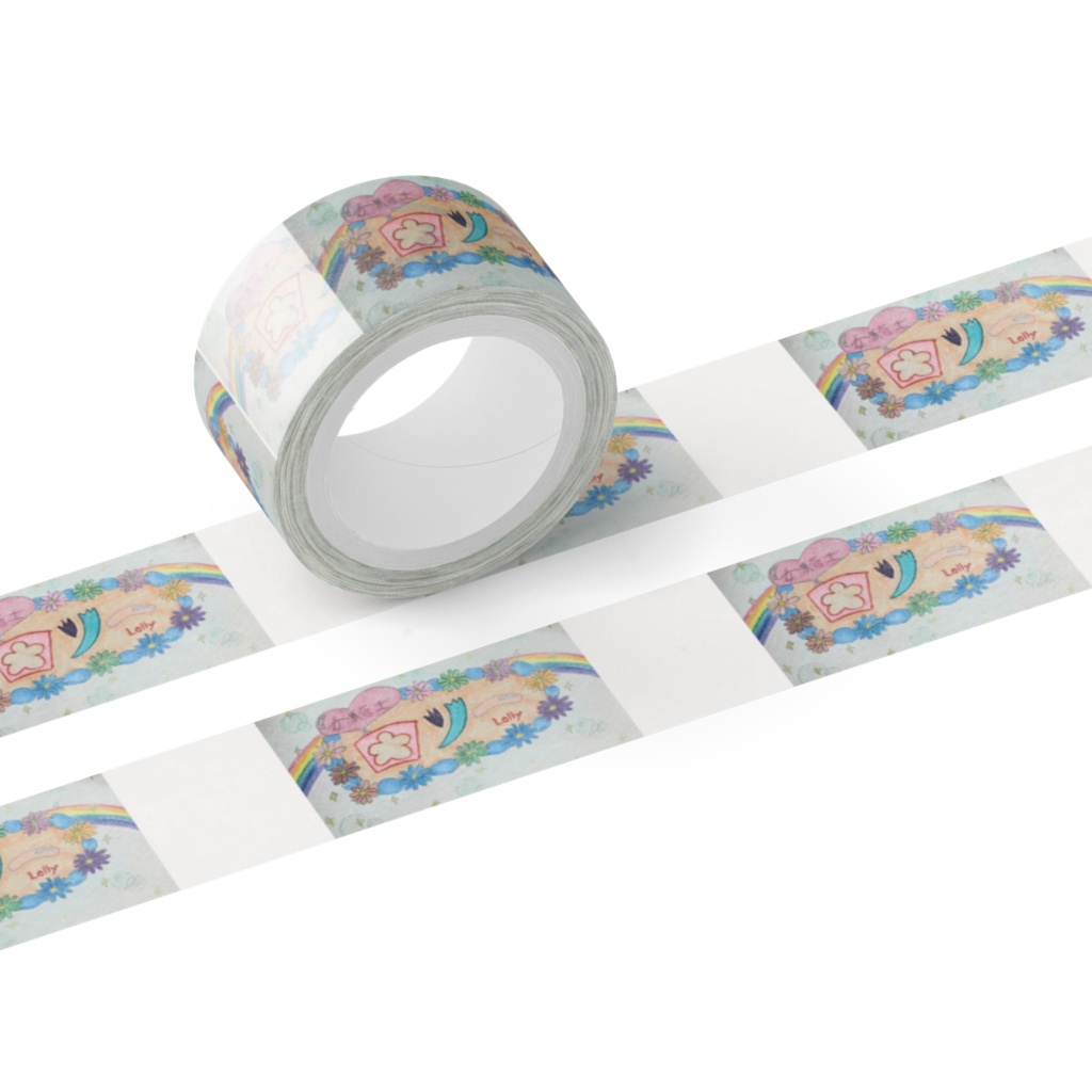 女騎士ロリーちゃんロゴ マスキングテープ 疾風びーず Booth