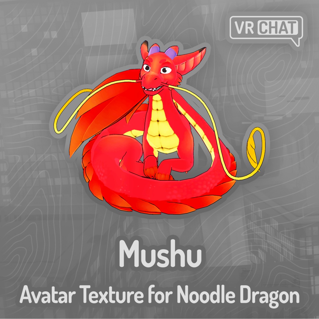 Mushu Texture for Noodle Dragon (ヌードドラゴンの武州テクスチャー