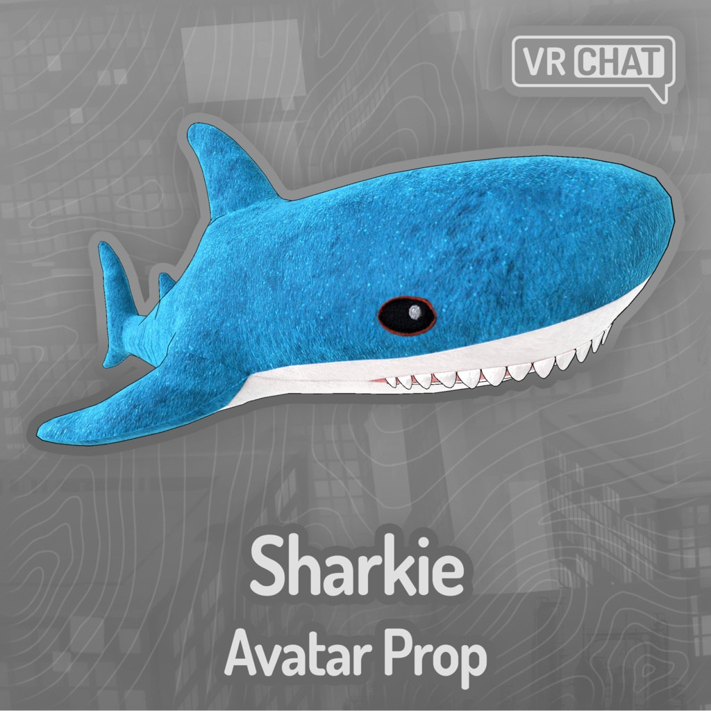 Sharkie Avatar Prop (サメのアバター小道具)
