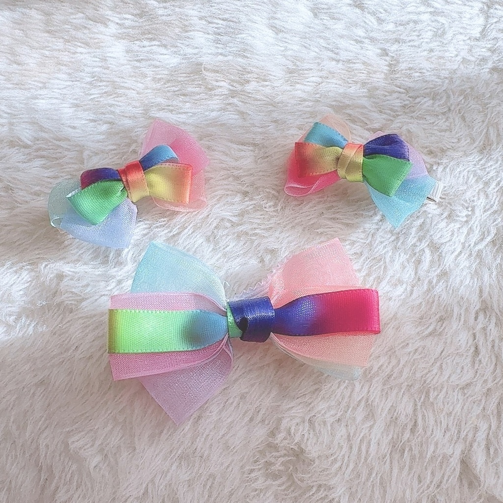 虹色リボンセット