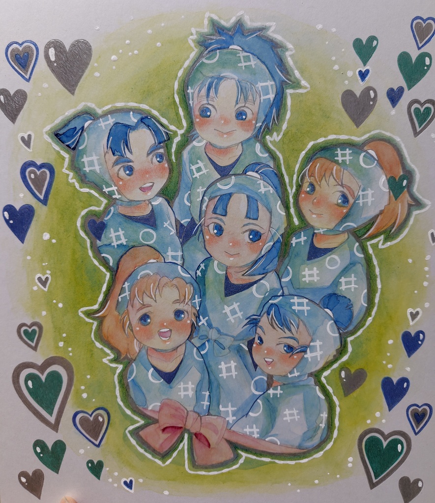 忍たま　色紙イラスト
