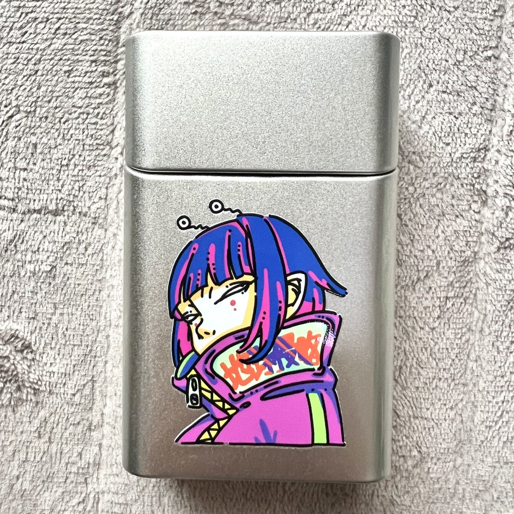 【シガレット缶】宇宙人【愛煙家グッズ】