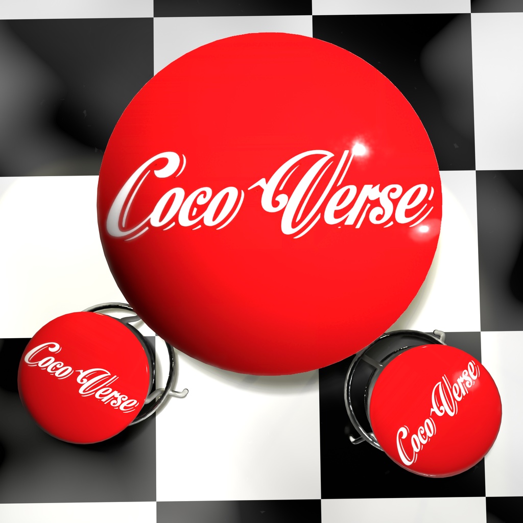 Coco Verse Chair And Table - 50s diner design-