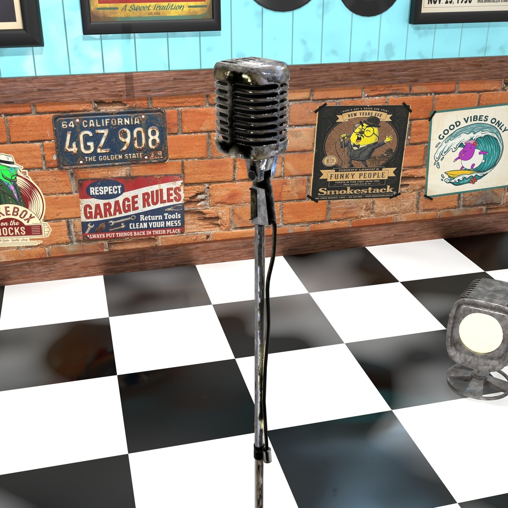 Rockabilly Mic|Vintage 50's Microphone