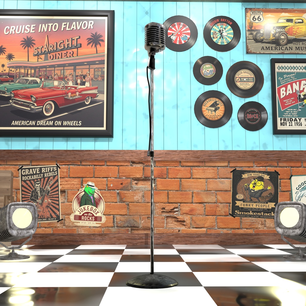 Rockabilly Mic|Vintage 50's Microphone