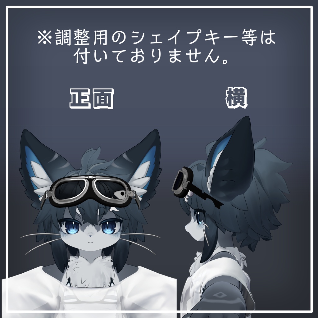 【free】chalo専用 ゴーグル 〈VRC使用想定〉