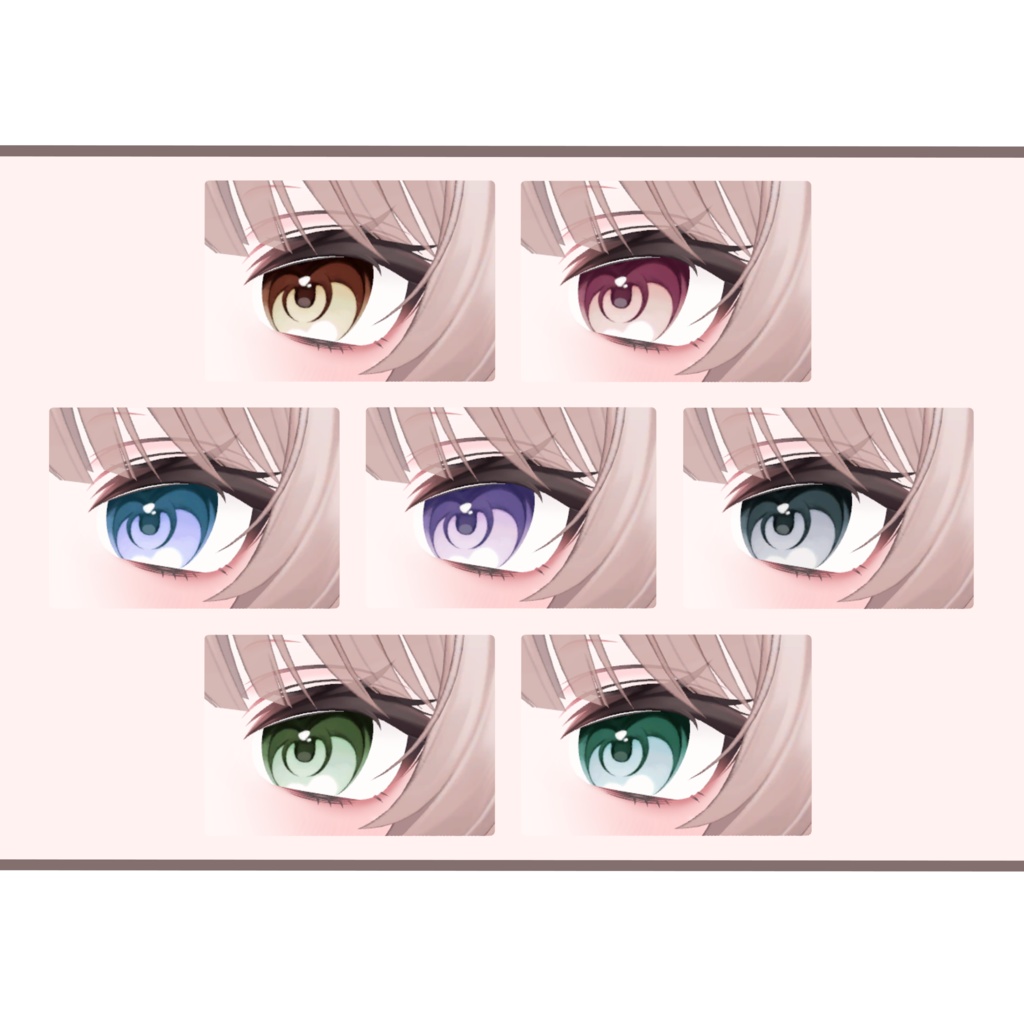 【4アバター対応】 -Lovely eyes- eye texture