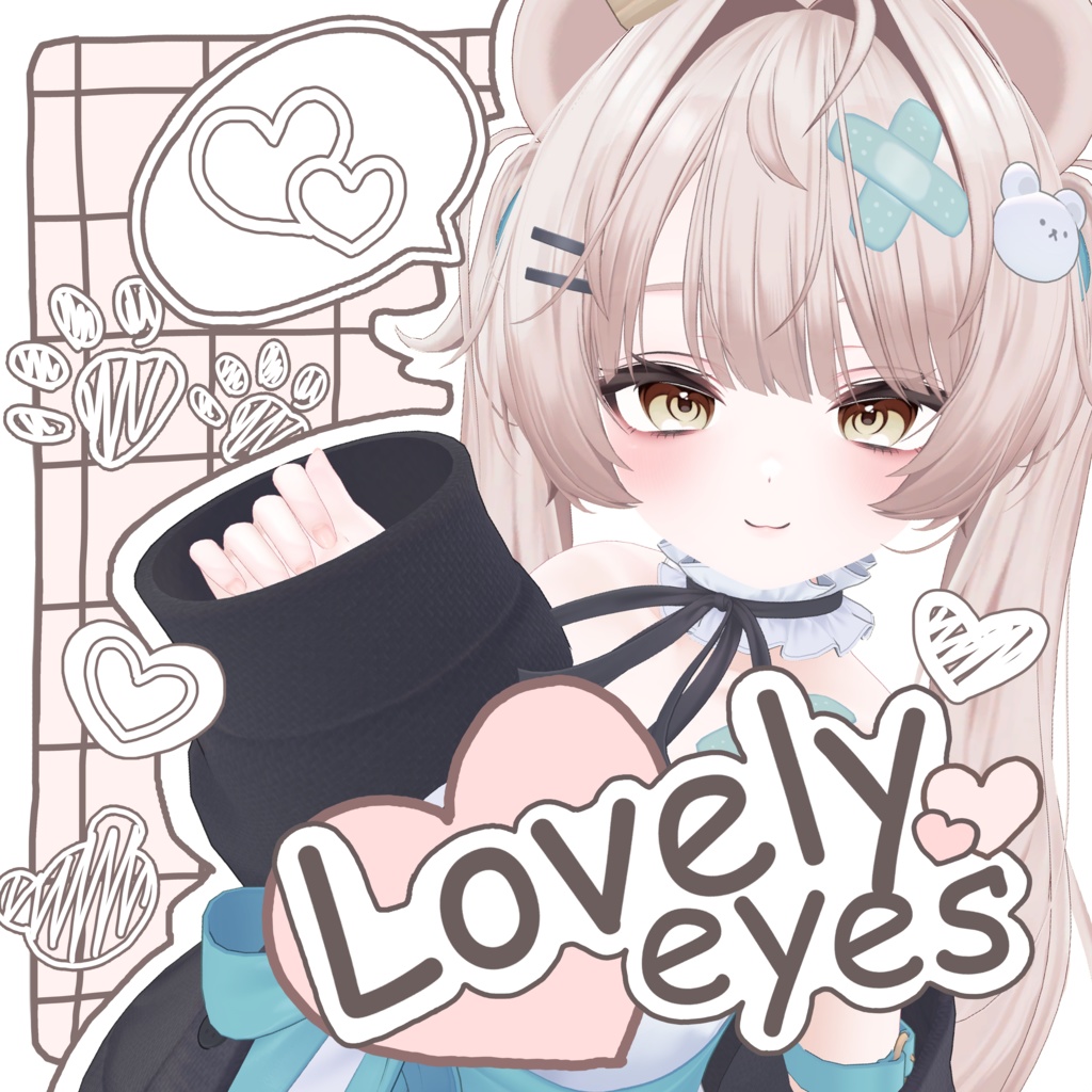 【4アバター対応】 -Lovely eyes- eye texture