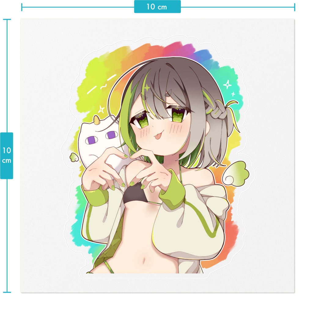 めちゃかわ‼︎のばんダイカットステッカー