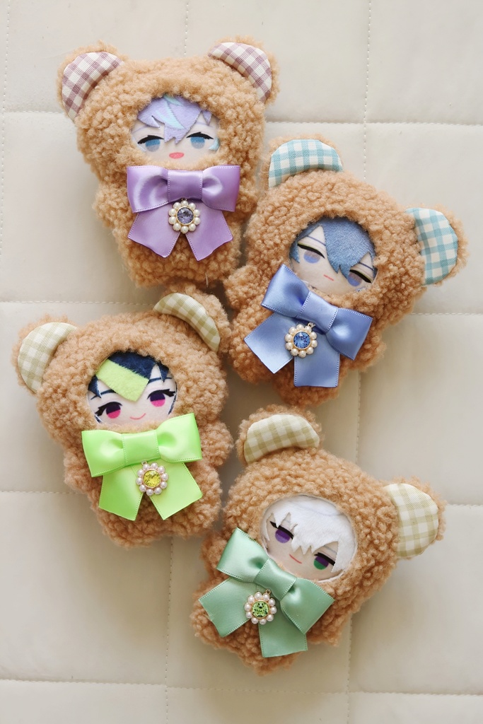 くまさん着ぐるみ 10cm (しっぽ有り)