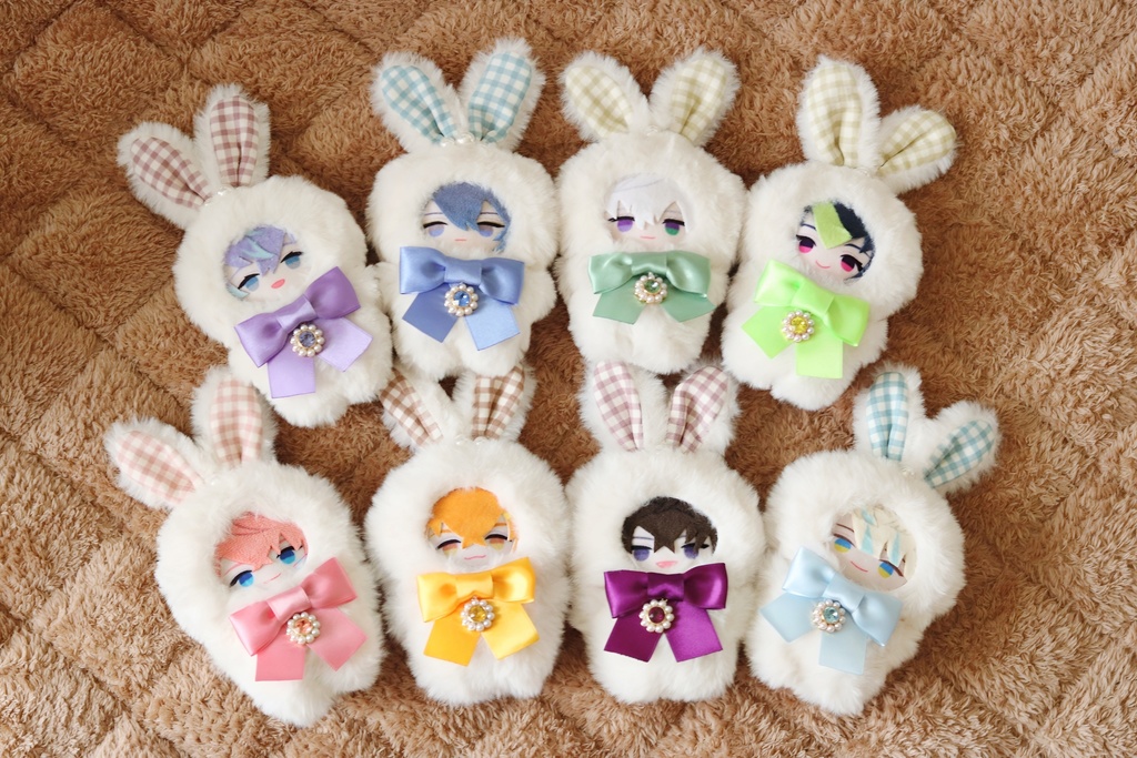 うさぎさん着ぐるみ　10cm（バッグチャーム付き）