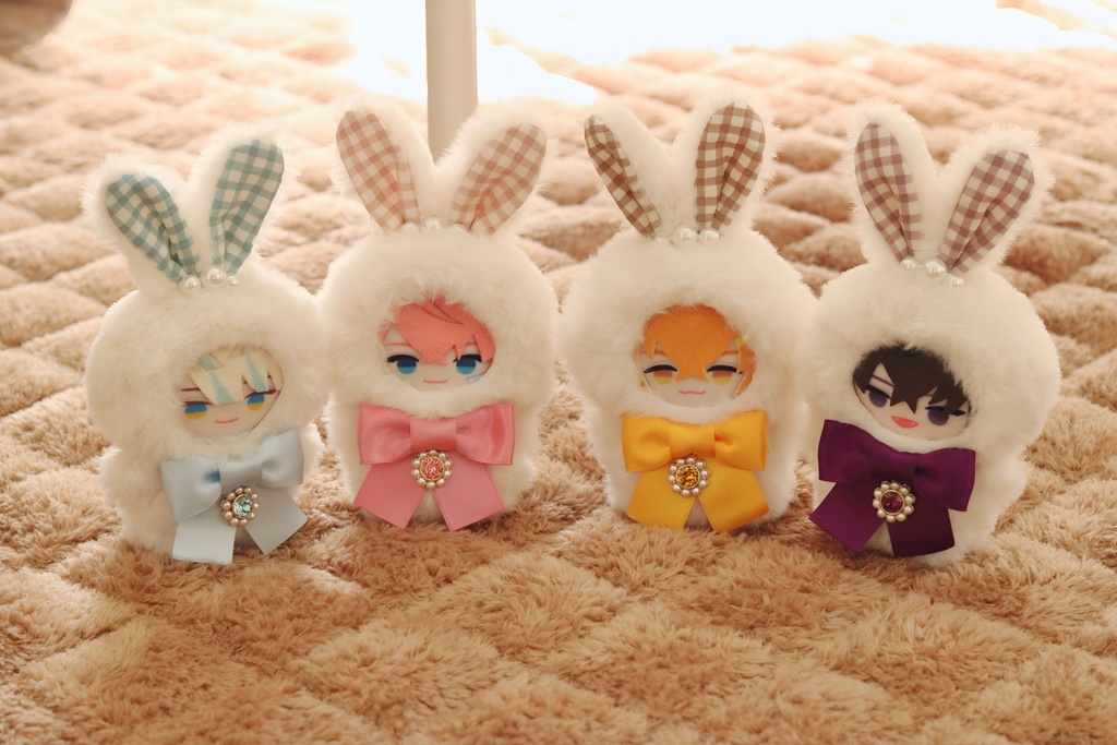 うさぎさん着ぐるみ 10cm(バッグチャーム付き)