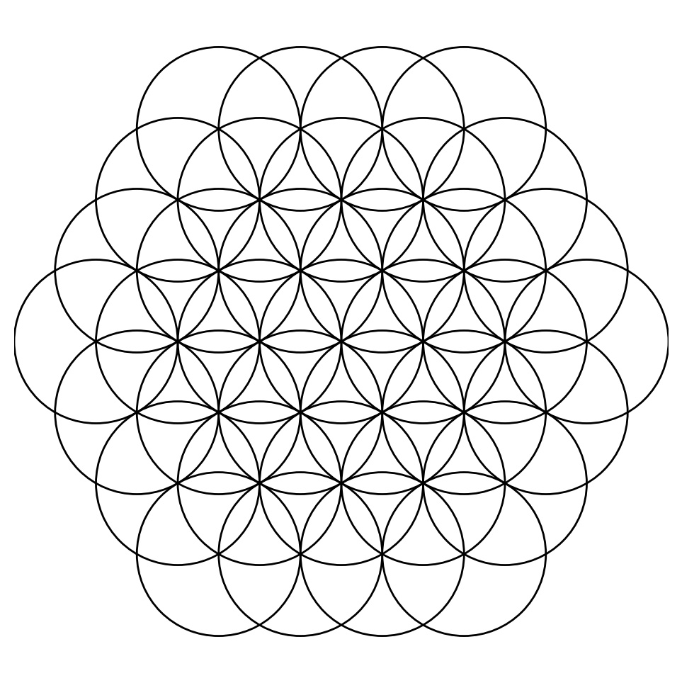 「FLOWER Of LIFE|幾何学の神聖パターン PNGパック」 “FLOWER Of LIFE – Sacred Geometry PNG Pack”