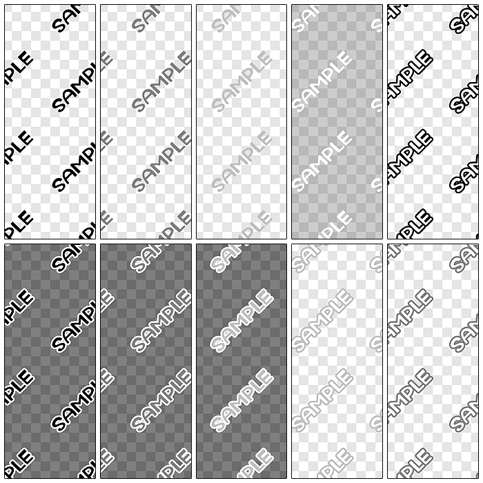 フリー素材】SAMPLE透かし文字1 - くろま堂 - BOOTH