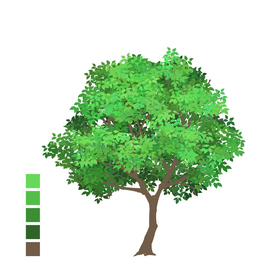 【Photoshop用】木のブラシ