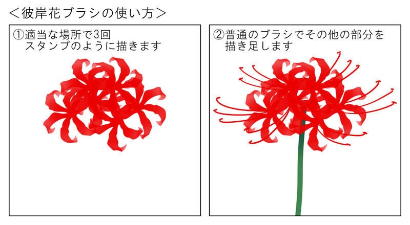 【SAI2用】花のブラシ