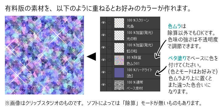 【無料あり】誕生石風シームレステクスチャ1