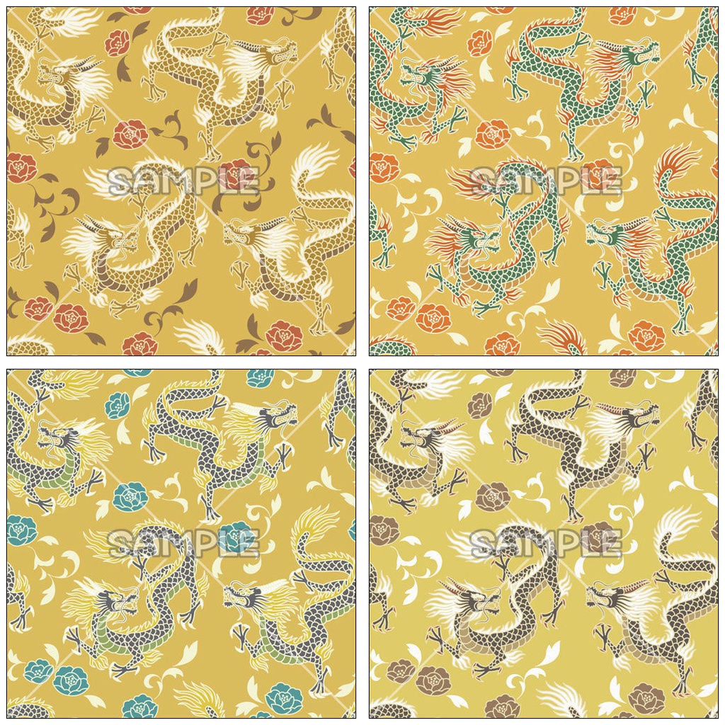 中華風素材【色違い差分】