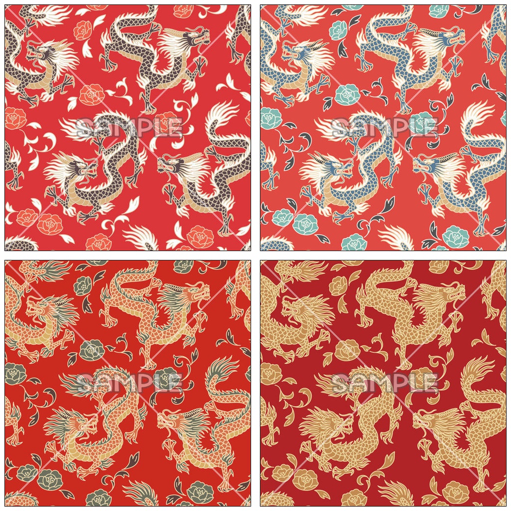 中華風素材【色違い差分】