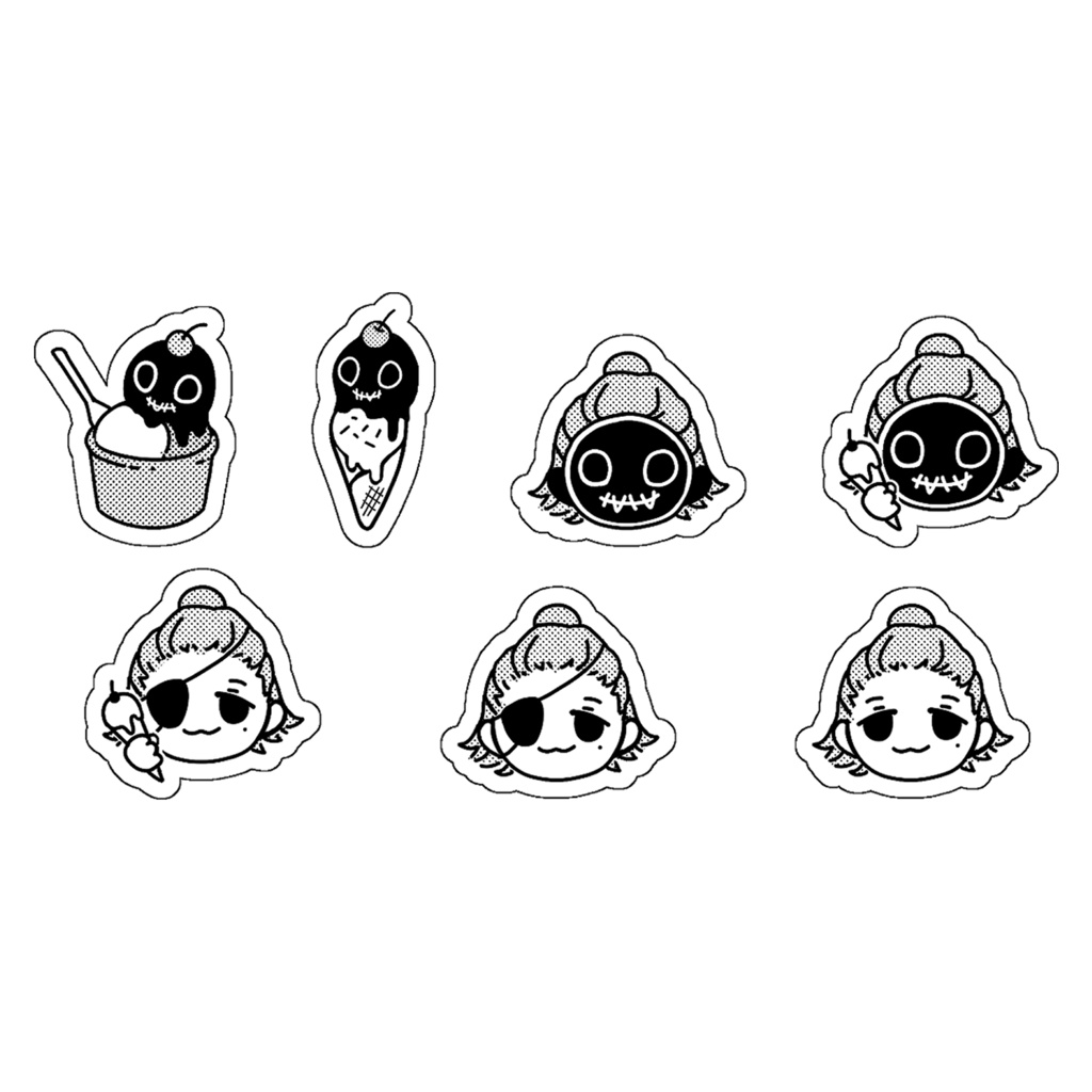 無馬かなステッカーセット