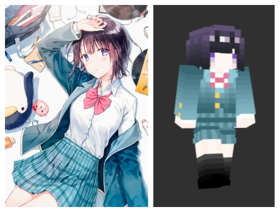 三角の距離は限りないゼロ Skin－みなせ あきは(水瀨秋玻) Skin