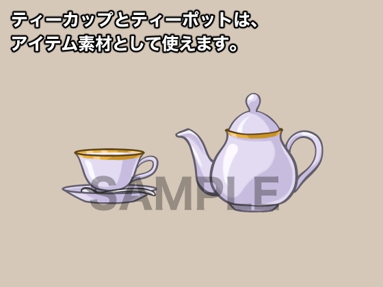 立ち絵素材、メイドの女の子、カフェ店員、ツインテール、C11